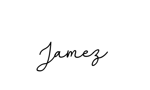 Make a beautiful signature design for name Jamez. With this signature (BallpointsItalic-DORy9) style, you can create a handwritten signature for free. Jamez signature style 11 images and pictures png