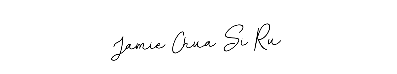 It looks lik you need a new signature style for name Jamie Chua Si Ru. Design unique handwritten (BallpointsItalic-DORy9) signature with our free signature maker in just a few clicks. Jamie Chua Si Ru signature style 11 images and pictures png