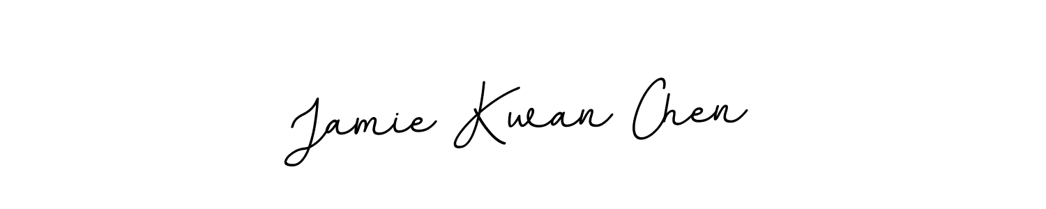 Use a signature maker to create a handwritten signature online. With this signature software, you can design (BallpointsItalic-DORy9) your own signature for name Jamie Kwan Chen. Jamie Kwan Chen signature style 11 images and pictures png