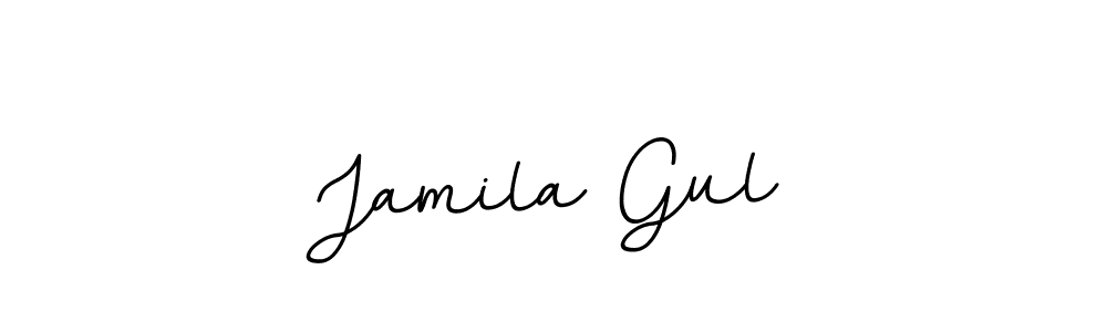 The best way (BallpointsItalic-DORy9) to make a short signature is to pick only two or three words in your name. The name Jamila Gul include a total of six letters. For converting this name. Jamila Gul signature style 11 images and pictures png