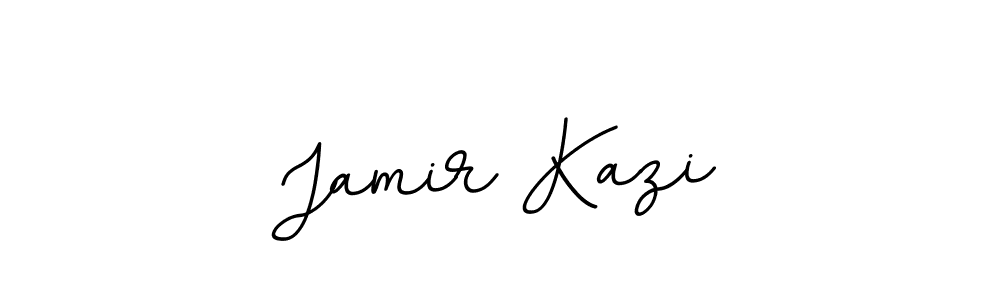 It looks lik you need a new signature style for name Jamir Kazi. Design unique handwritten (BallpointsItalic-DORy9) signature with our free signature maker in just a few clicks. Jamir Kazi signature style 11 images and pictures png