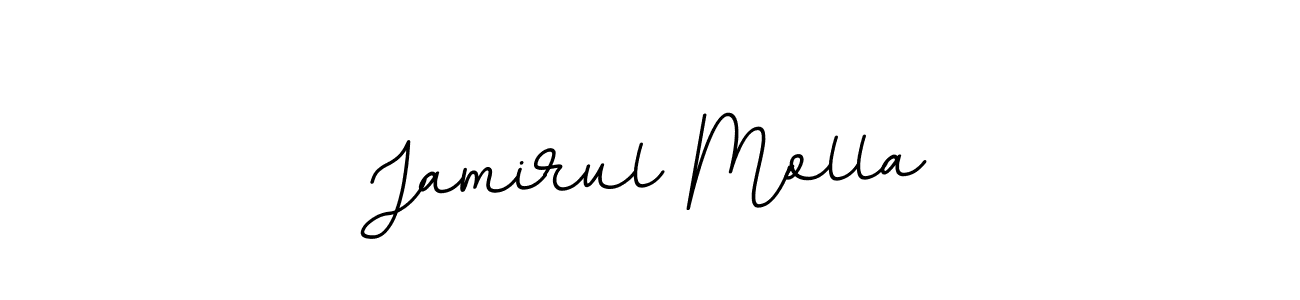 It looks lik you need a new signature style for name Jamirul Molla. Design unique handwritten (BallpointsItalic-DORy9) signature with our free signature maker in just a few clicks. Jamirul Molla signature style 11 images and pictures png