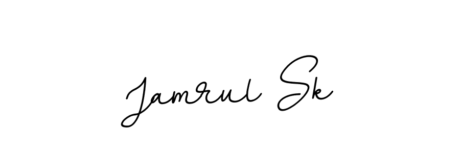 Use a signature maker to create a handwritten signature online. With this signature software, you can design (BallpointsItalic-DORy9) your own signature for name Jamrul Sk. Jamrul Sk signature style 11 images and pictures png