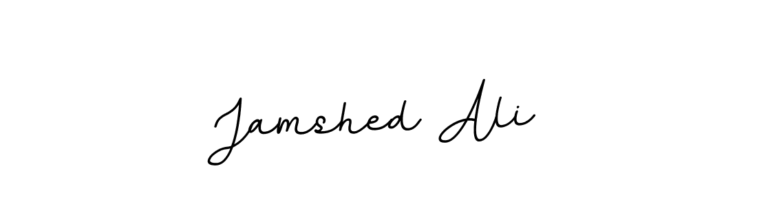 Make a beautiful signature design for name Jamshed Ali. With this signature (BallpointsItalic-DORy9) style, you can create a handwritten signature for free. Jamshed Ali signature style 11 images and pictures png