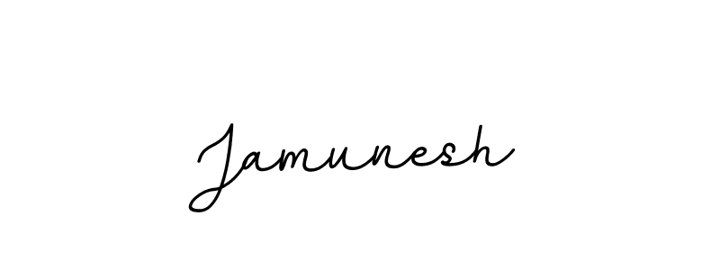 Jamunesh stylish signature style. Best Handwritten Sign (BallpointsItalic-DORy9) for my name. Handwritten Signature Collection Ideas for my name Jamunesh. Jamunesh signature style 11 images and pictures png