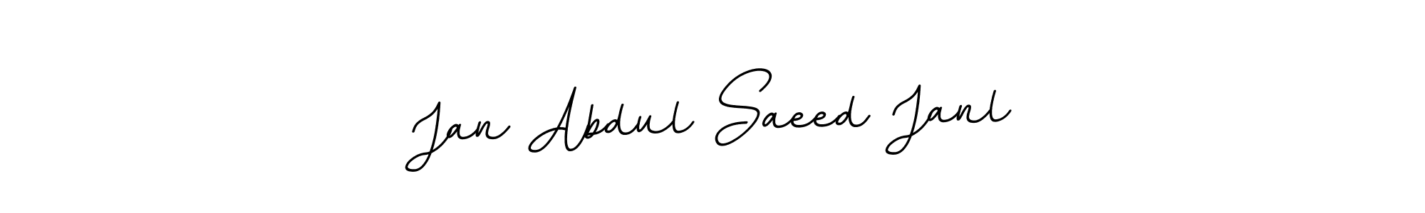 This is the best signature style for the Jan Abdul Saeed Janl name. Also you like these signature font (BallpointsItalic-DORy9). Mix name signature. Jan Abdul Saeed Janl signature style 11 images and pictures png