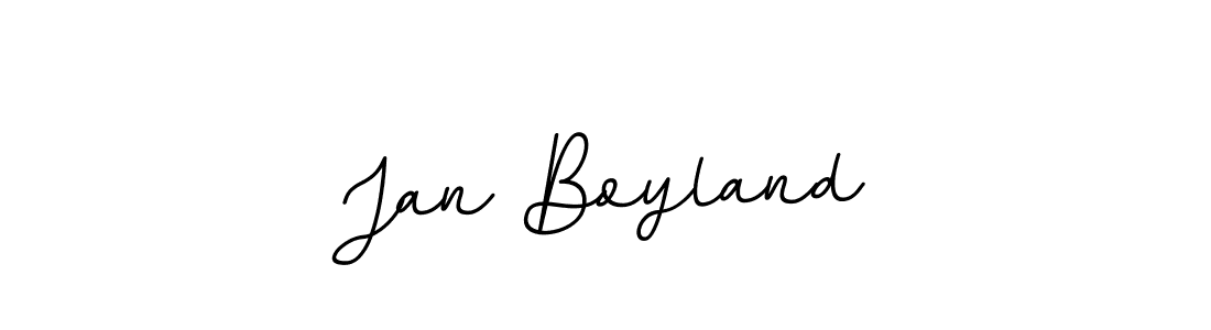 Create a beautiful signature design for name Jan Boyland. With this signature (BallpointsItalic-DORy9) fonts, you can make a handwritten signature for free. Jan Boyland signature style 11 images and pictures png