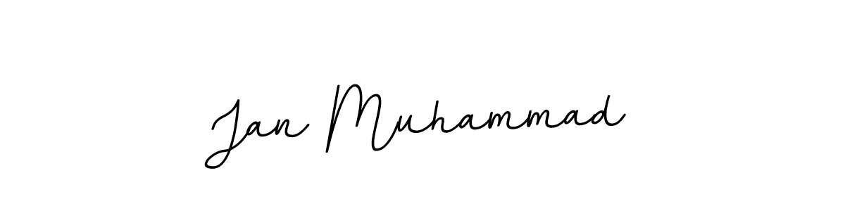 Make a beautiful signature design for name Jan Muhammad. With this signature (BallpointsItalic-DORy9) style, you can create a handwritten signature for free. Jan Muhammad signature style 11 images and pictures png