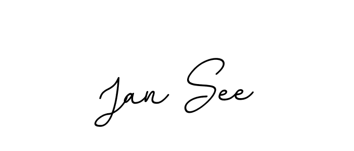 Create a beautiful signature design for name Jan See. With this signature (BallpointsItalic-DORy9) fonts, you can make a handwritten signature for free. Jan See signature style 11 images and pictures png