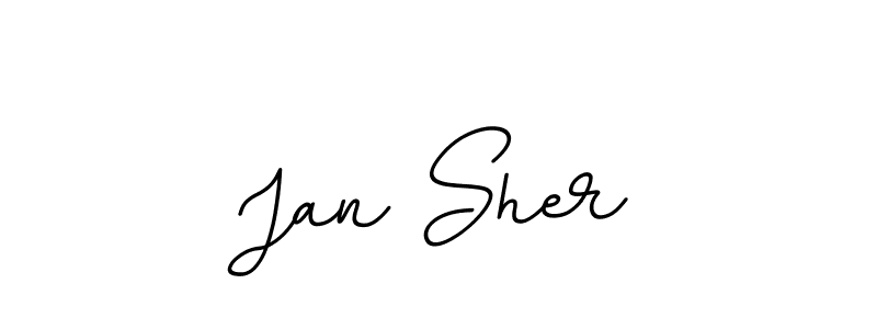 Design your own signature with our free online signature maker. With this signature software, you can create a handwritten (BallpointsItalic-DORy9) signature for name Jan Sher. Jan Sher signature style 11 images and pictures png