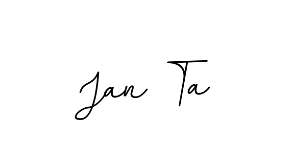 Also You can easily find your signature by using the search form. We will create Jan Ta name handwritten signature images for you free of cost using BallpointsItalic-DORy9 sign style. Jan Ta signature style 11 images and pictures png