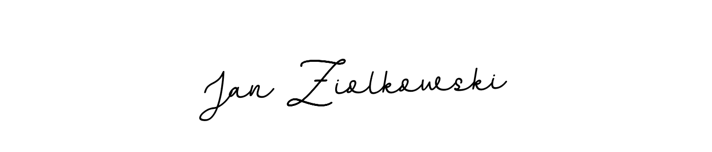 How to make Jan Ziolkowski name signature. Use BallpointsItalic-DORy9 style for creating short signs online. This is the latest handwritten sign. Jan Ziolkowski signature style 11 images and pictures png