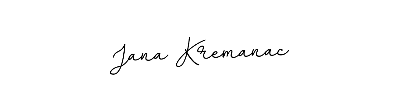 It looks lik you need a new signature style for name Jana Kremanac. Design unique handwritten (BallpointsItalic-DORy9) signature with our free signature maker in just a few clicks. Jana Kremanac signature style 11 images and pictures png