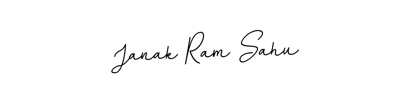 Make a beautiful signature design for name Janak Ram Sahu. With this signature (BallpointsItalic-DORy9) style, you can create a handwritten signature for free. Janak Ram Sahu signature style 11 images and pictures png