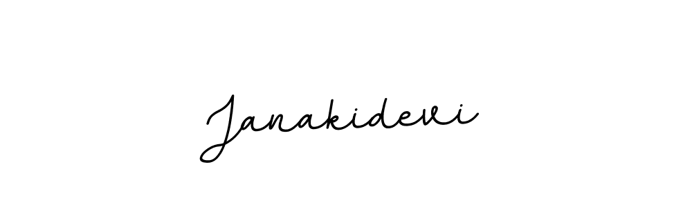 How to make Janakidevi name signature. Use BallpointsItalic-DORy9 style for creating short signs online. This is the latest handwritten sign. Janakidevi signature style 11 images and pictures png