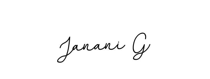 Make a beautiful signature design for name Janani G. With this signature (BallpointsItalic-DORy9) style, you can create a handwritten signature for free. Janani G signature style 11 images and pictures png