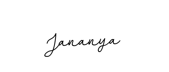 Jananya stylish signature style. Best Handwritten Sign (BallpointsItalic-DORy9) for my name. Handwritten Signature Collection Ideas for my name Jananya. Jananya signature style 11 images and pictures png