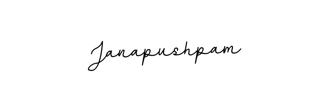 How to Draw Janapushpam signature style? BallpointsItalic-DORy9 is a latest design signature styles for name Janapushpam. Janapushpam signature style 11 images and pictures png