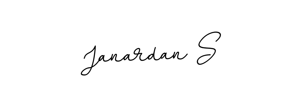 Make a beautiful signature design for name Janardan S. With this signature (BallpointsItalic-DORy9) style, you can create a handwritten signature for free. Janardan S signature style 11 images and pictures png