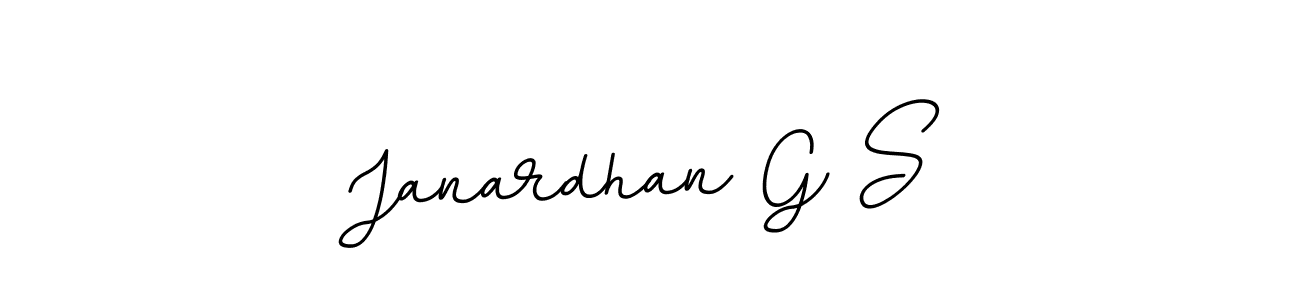 How to make Janardhan G S signature? BallpointsItalic-DORy9 is a professional autograph style. Create handwritten signature for Janardhan G S name. Janardhan G S signature style 11 images and pictures png