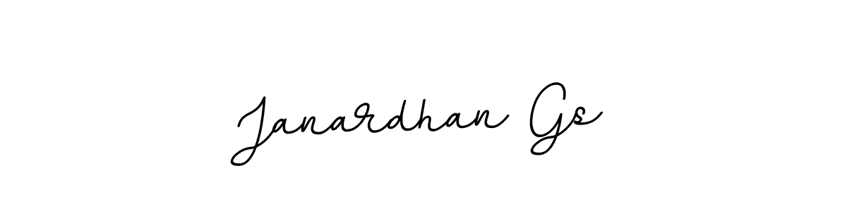 You should practise on your own different ways (BallpointsItalic-DORy9) to write your name (Janardhan Gs) in signature. don't let someone else do it for you. Janardhan Gs signature style 11 images and pictures png