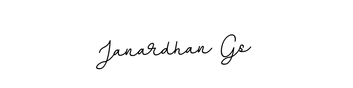 Use a signature maker to create a handwritten signature online. With this signature software, you can design (BallpointsItalic-DORy9) your own signature for name Janardhan Gs. Janardhan Gs signature style 11 images and pictures png