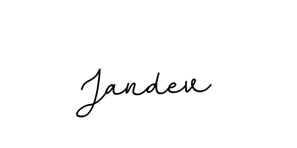 How to make Jandev name signature. Use BallpointsItalic-DORy9 style for creating short signs online. This is the latest handwritten sign. Jandev signature style 11 images and pictures png