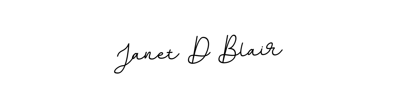 if you are searching for the best signature style for your name Janet D Blair. so please give up your signature search. here we have designed multiple signature styles  using BallpointsItalic-DORy9. Janet D Blair signature style 11 images and pictures png