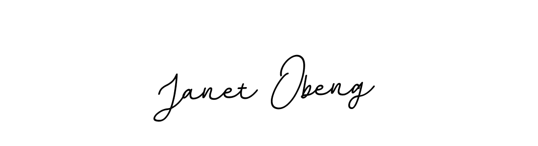 Design your own signature with our free online signature maker. With this signature software, you can create a handwritten (BallpointsItalic-DORy9) signature for name Janet Obeng. Janet Obeng signature style 11 images and pictures png