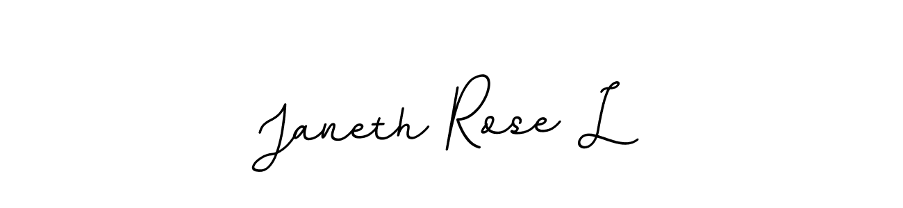 This is the best signature style for the Janeth Rose L name. Also you like these signature font (BallpointsItalic-DORy9). Mix name signature. Janeth Rose L signature style 11 images and pictures png