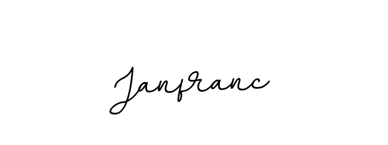 Design your own signature with our free online signature maker. With this signature software, you can create a handwritten (BallpointsItalic-DORy9) signature for name Janfranc. Janfranc signature style 11 images and pictures png