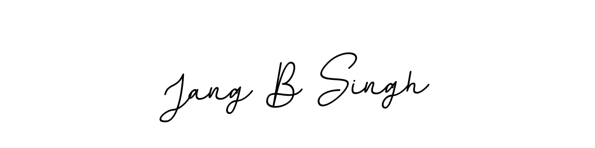 Jang B Singh stylish signature style. Best Handwritten Sign (BallpointsItalic-DORy9) for my name. Handwritten Signature Collection Ideas for my name Jang B Singh. Jang B Singh signature style 11 images and pictures png