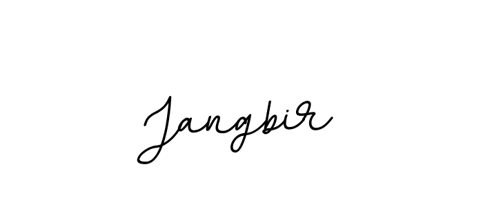 Use a signature maker to create a handwritten signature online. With this signature software, you can design (BallpointsItalic-DORy9) your own signature for name Jangbir. Jangbir signature style 11 images and pictures png