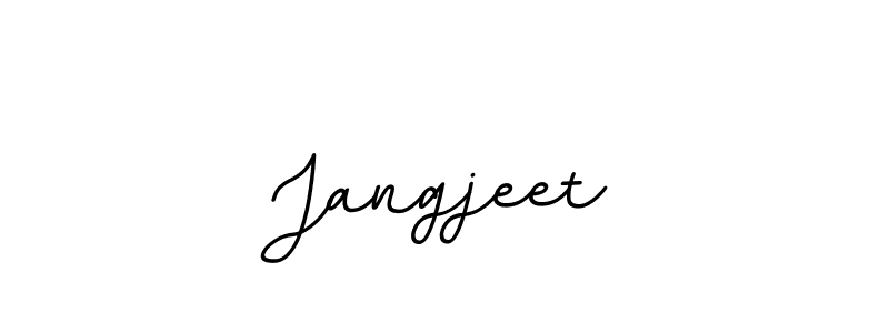 Design your own signature with our free online signature maker. With this signature software, you can create a handwritten (BallpointsItalic-DORy9) signature for name Jangjeet. Jangjeet signature style 11 images and pictures png