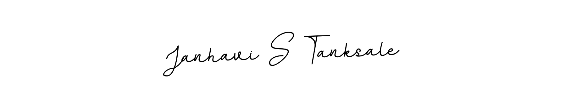 Also You can easily find your signature by using the search form. We will create Janhavi S Tanksale name handwritten signature images for you free of cost using BallpointsItalic-DORy9 sign style. Janhavi S Tanksale signature style 11 images and pictures png