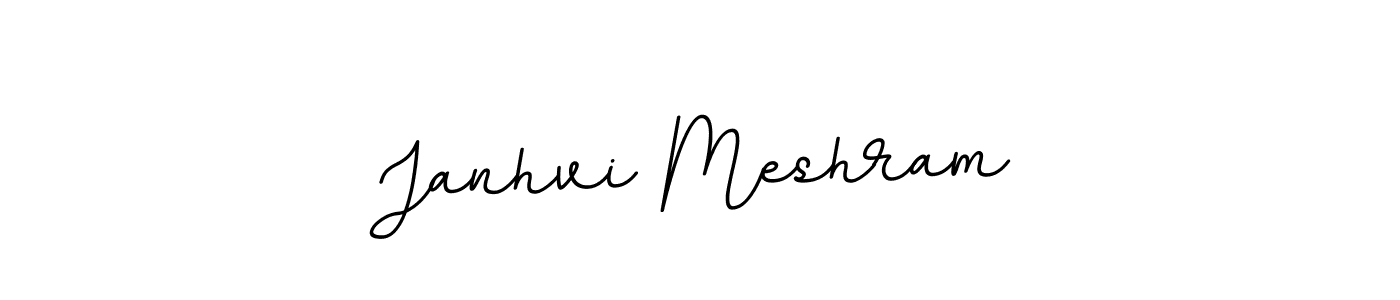 How to make Janhvi Meshram name signature. Use BallpointsItalic-DORy9 style for creating short signs online. This is the latest handwritten sign. Janhvi Meshram signature style 11 images and pictures png