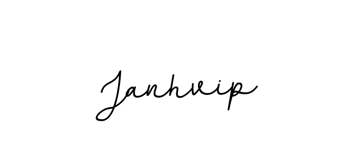 Create a beautiful signature design for name Janhvip. With this signature (BallpointsItalic-DORy9) fonts, you can make a handwritten signature for free. Janhvip signature style 11 images and pictures png