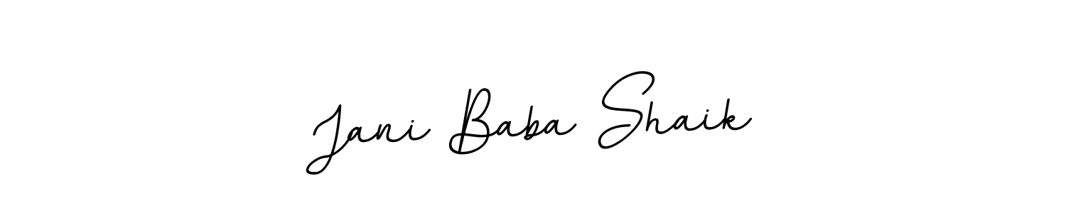 Also we have Jani Baba Shaik name is the best signature style. Create professional handwritten signature collection using BallpointsItalic-DORy9 autograph style. Jani Baba Shaik signature style 11 images and pictures png