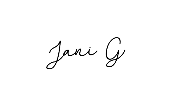 Make a beautiful signature design for name Jani G. With this signature (BallpointsItalic-DORy9) style, you can create a handwritten signature for free. Jani G signature style 11 images and pictures png