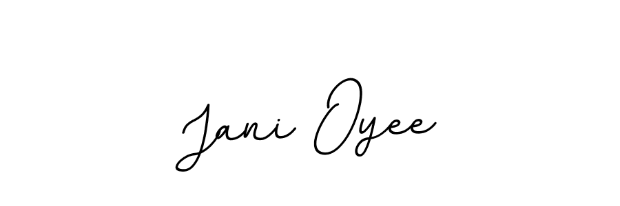 This is the best signature style for the Jani Oyee name. Also you like these signature font (BallpointsItalic-DORy9). Mix name signature. Jani Oyee signature style 11 images and pictures png