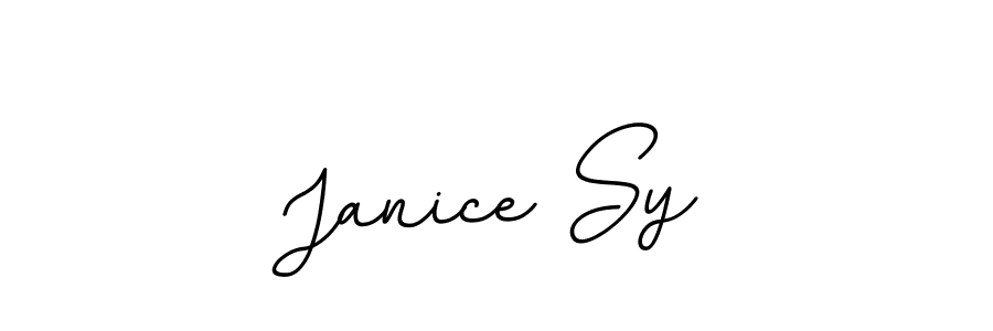 Make a beautiful signature design for name Janice Sy. With this signature (BallpointsItalic-DORy9) style, you can create a handwritten signature for free. Janice Sy signature style 11 images and pictures png