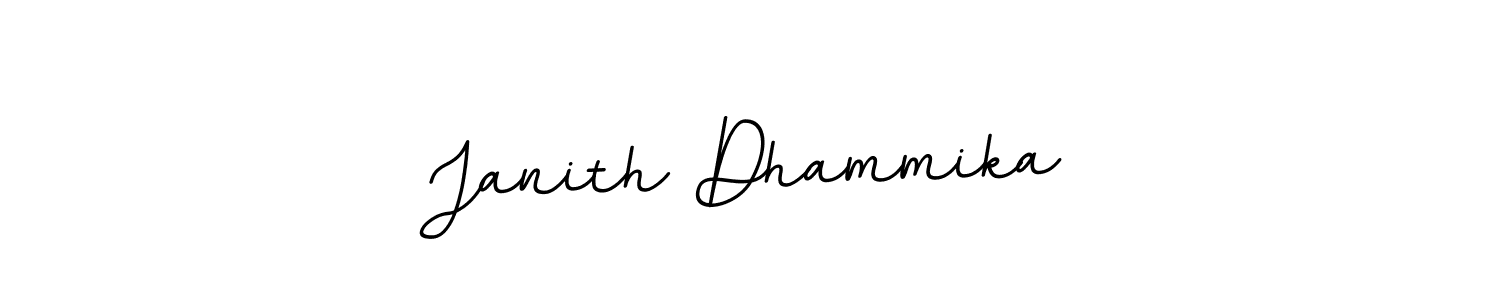 Janith Dhammika stylish signature style. Best Handwritten Sign (BallpointsItalic-DORy9) for my name. Handwritten Signature Collection Ideas for my name Janith Dhammika. Janith Dhammika signature style 11 images and pictures png