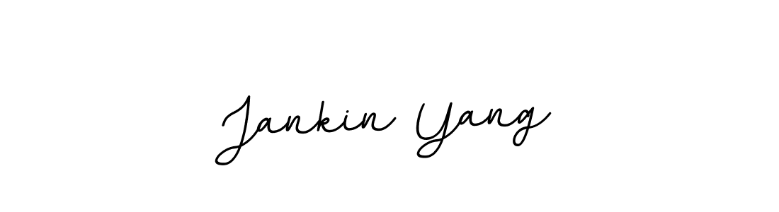 You should practise on your own different ways (BallpointsItalic-DORy9) to write your name (Jankin Yang) in signature. don't let someone else do it for you. Jankin Yang signature style 11 images and pictures png