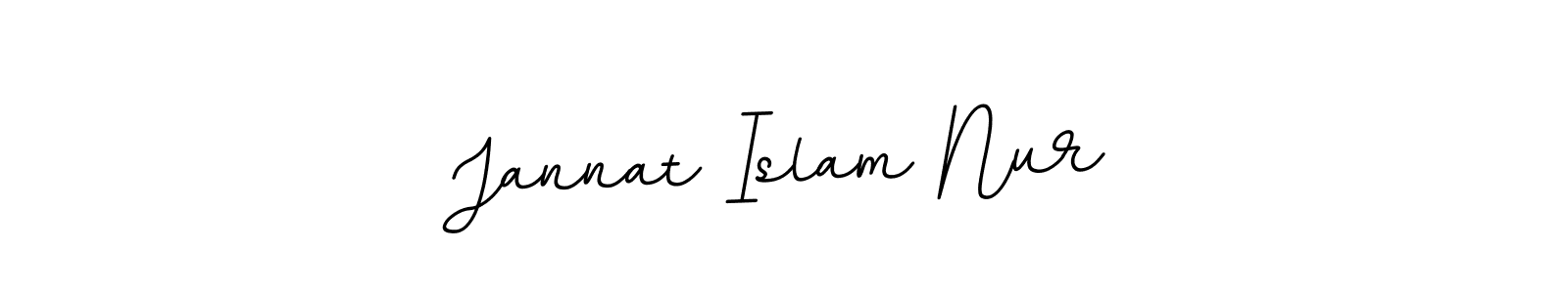 Jannat Islam Nur stylish signature style. Best Handwritten Sign (BallpointsItalic-DORy9) for my name. Handwritten Signature Collection Ideas for my name Jannat Islam Nur. Jannat Islam Nur signature style 11 images and pictures png