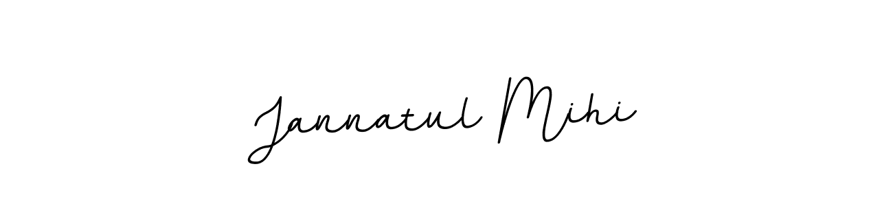 if you are searching for the best signature style for your name Jannatul Mihi. so please give up your signature search. here we have designed multiple signature styles  using BallpointsItalic-DORy9. Jannatul Mihi signature style 11 images and pictures png