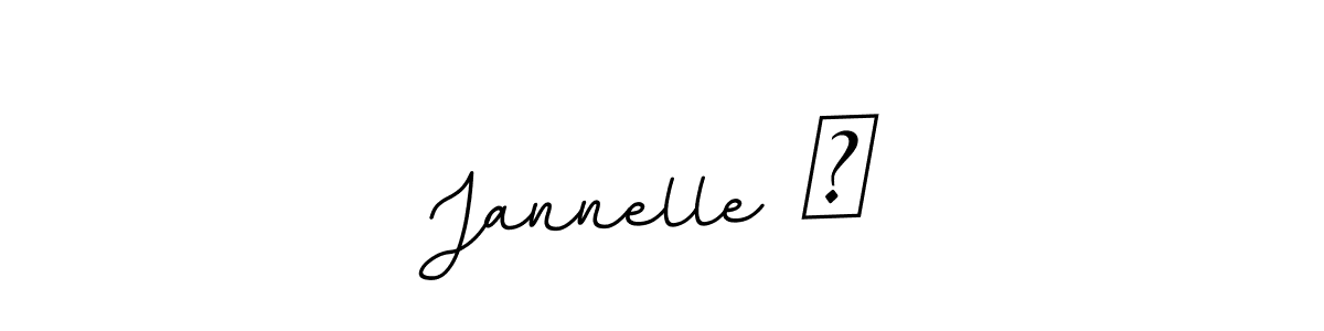 Also we have Jannelle ❤ name is the best signature style. Create professional handwritten signature collection using BallpointsItalic-DORy9 autograph style. Jannelle ❤ signature style 11 images and pictures png