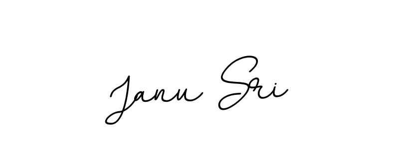 Janu Sri stylish signature style. Best Handwritten Sign (BallpointsItalic-DORy9) for my name. Handwritten Signature Collection Ideas for my name Janu Sri. Janu Sri signature style 11 images and pictures png