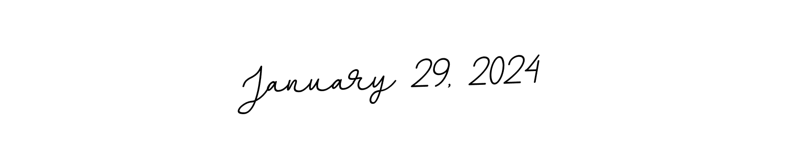 How to make January 29, 2024 name signature. Use BallpointsItalic-DORy9 style for creating short signs online. This is the latest handwritten sign. January 29, 2024 signature style 11 images and pictures png