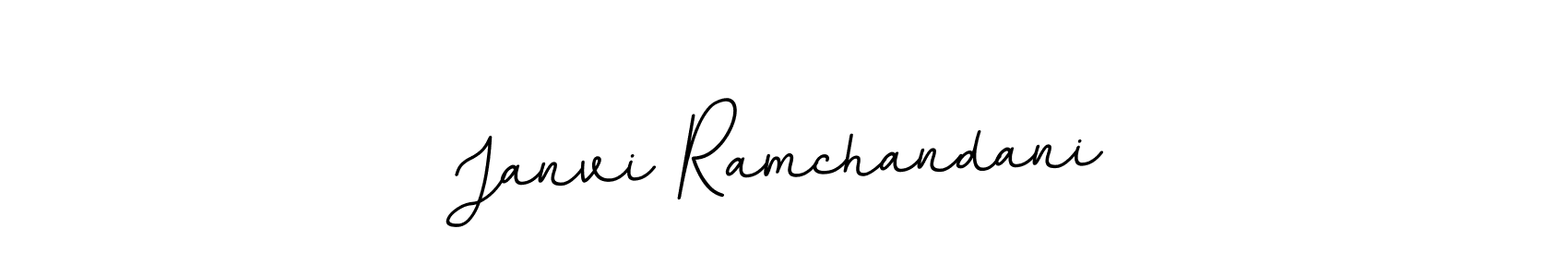 Create a beautiful signature design for name Janvi Ramchandani. With this signature (BallpointsItalic-DORy9) fonts, you can make a handwritten signature for free. Janvi Ramchandani signature style 11 images and pictures png