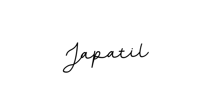 You should practise on your own different ways (BallpointsItalic-DORy9) to write your name (Japatil) in signature. don't let someone else do it for you. Japatil signature style 11 images and pictures png